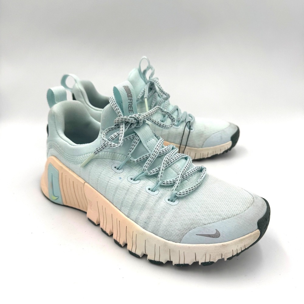 Nike Free Metcon 6 Womens Glacier Blue Arctic Orange Training Shoes HV5228-474 6